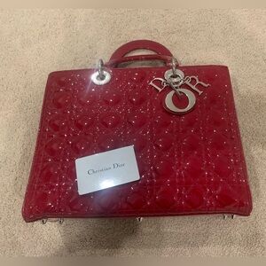 Christian Dior Medium Patent leather bag